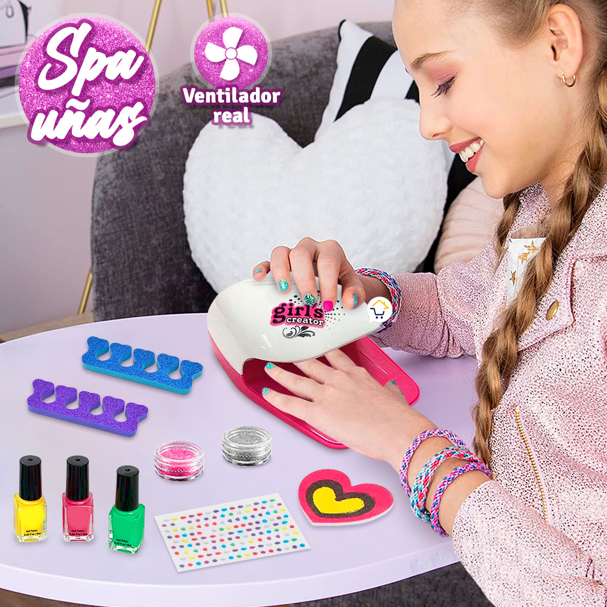 Kit Secadora De Uñas Juguete MBK326